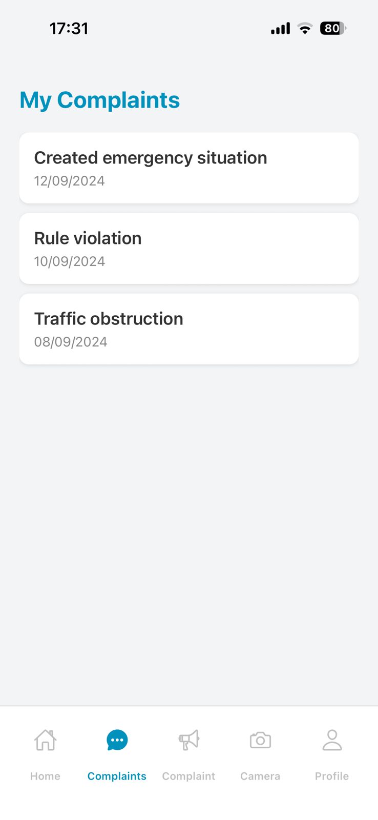 E-Complaint Mobile App - Image 3