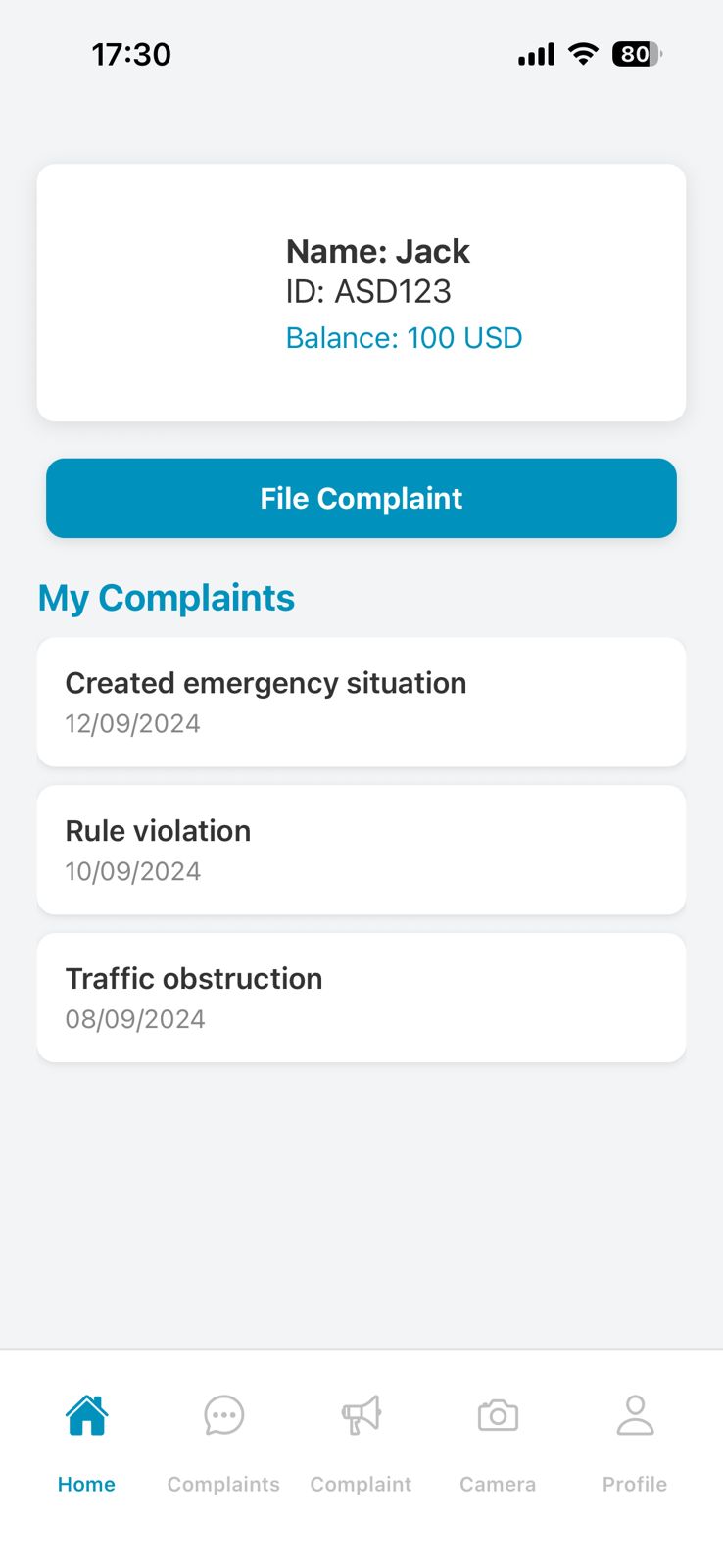 E-Complaint Mobile App - Image 1